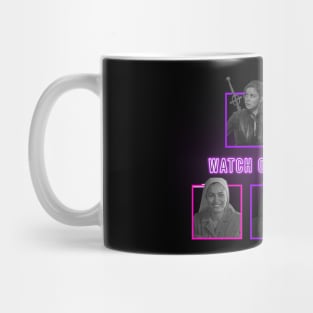 Watch Out For Nuns Warrior Nun Mug